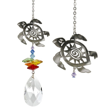 One Coast - Woodstock Chimes Home & Garden:Yard, Garden & Outdoor Living:Décor:Wind Chimes Turtle Wild Things Crystal Fantasy Suncatchers by Woodstock Chimes*